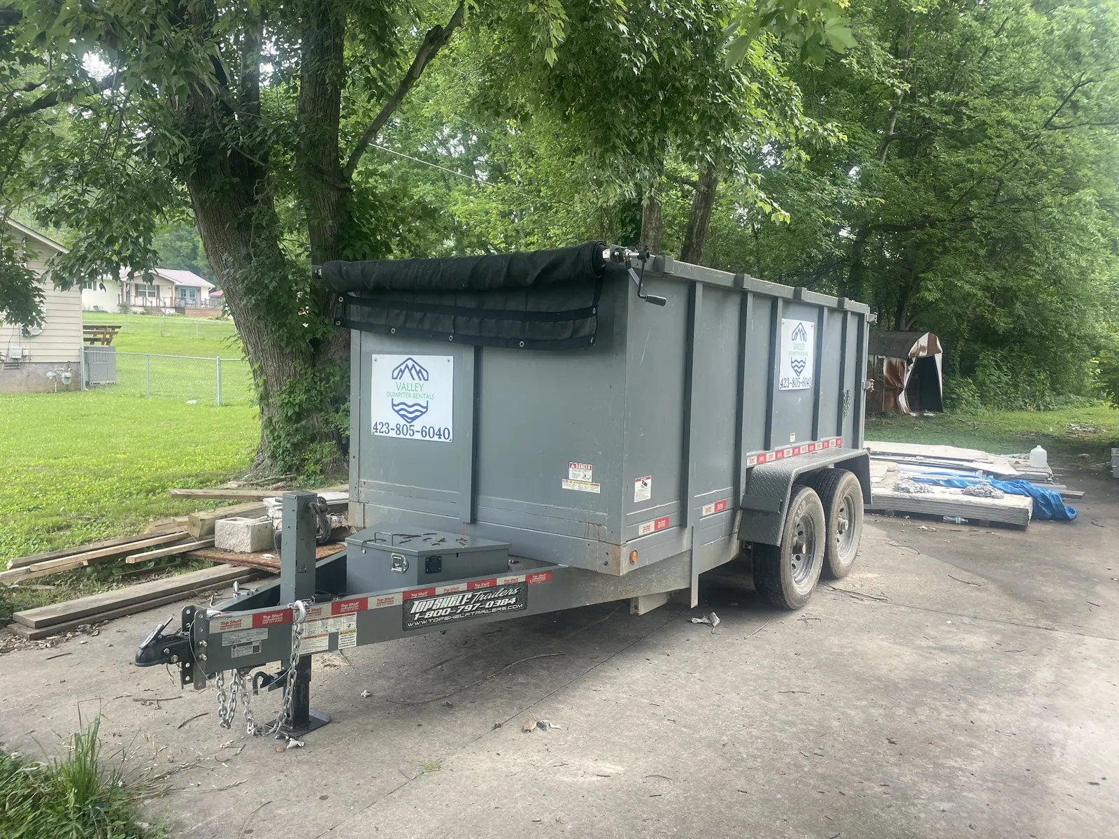 Valley Dumpster Rentals job-site photo