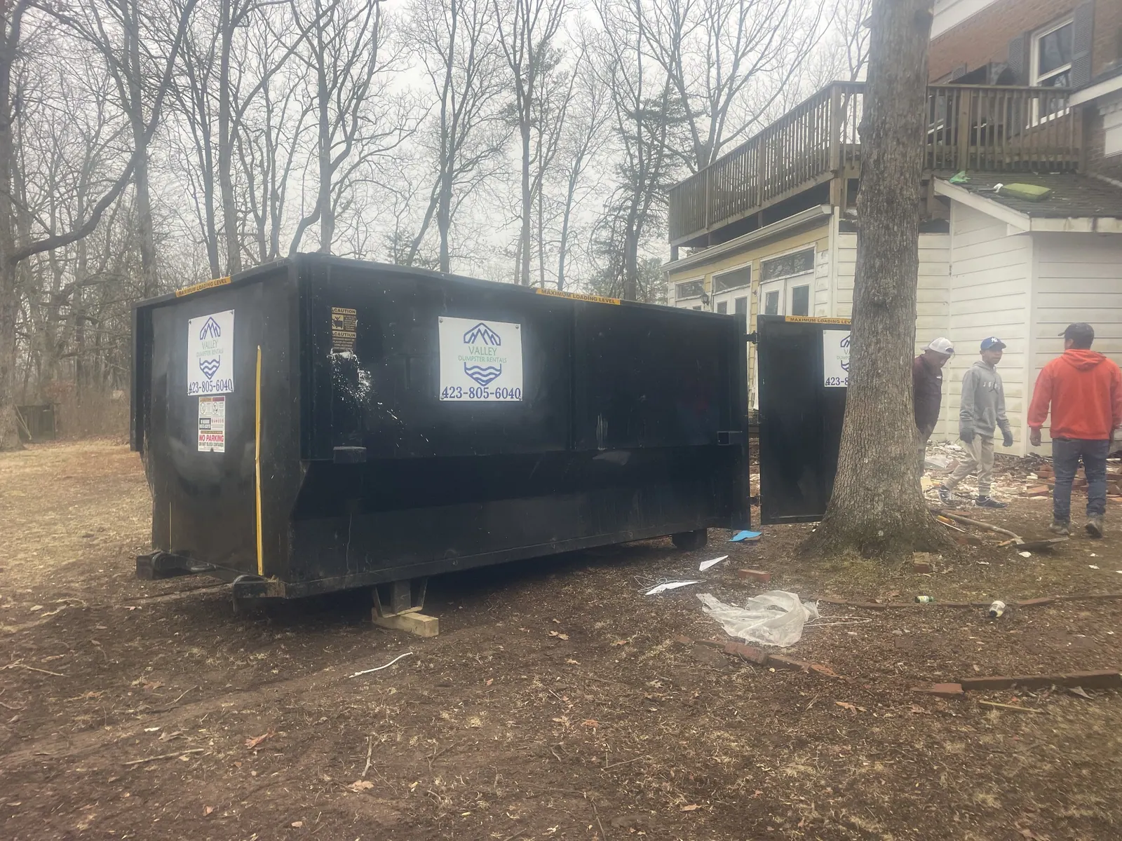 Valley Dumpster Rentals actual job-site photo 5
