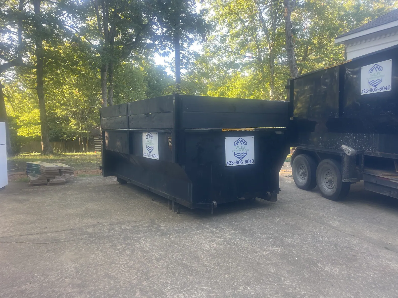 Valley Dumpster Rentals actual job-site photo 12