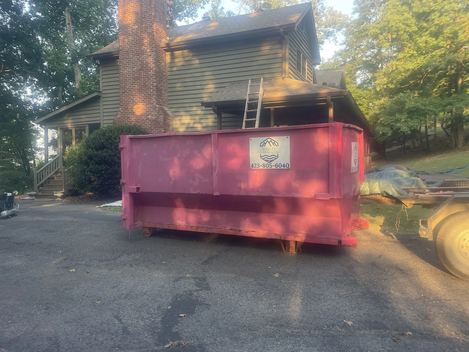 Valley Dumpster Rentals actual job-site photo 13