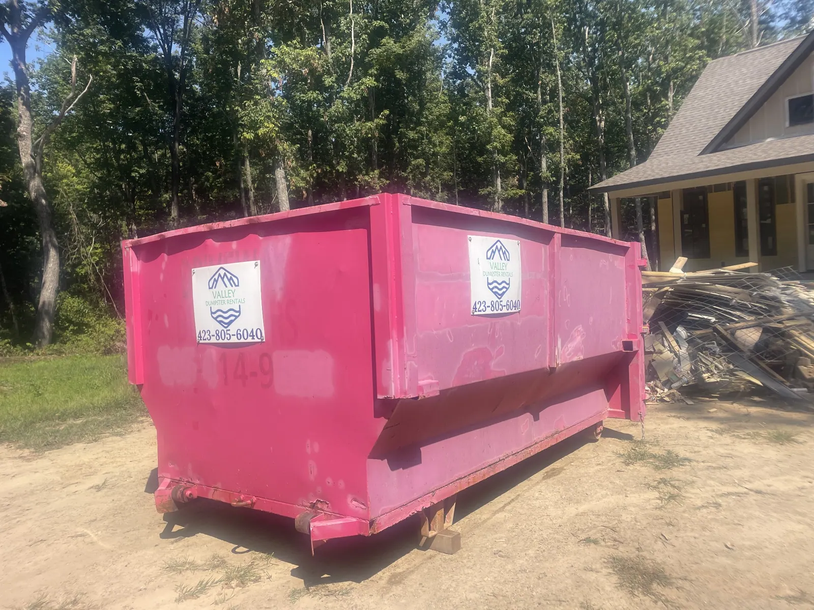 Valley Dumpster Rentals actual job-site photo 17